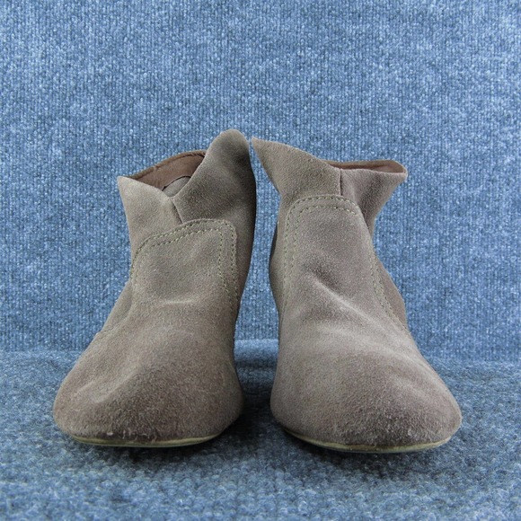 Chelsea Crew Brown Suede Ankle Boots Women 40 Heeled Pull On Stylish - Picture 2 of 9